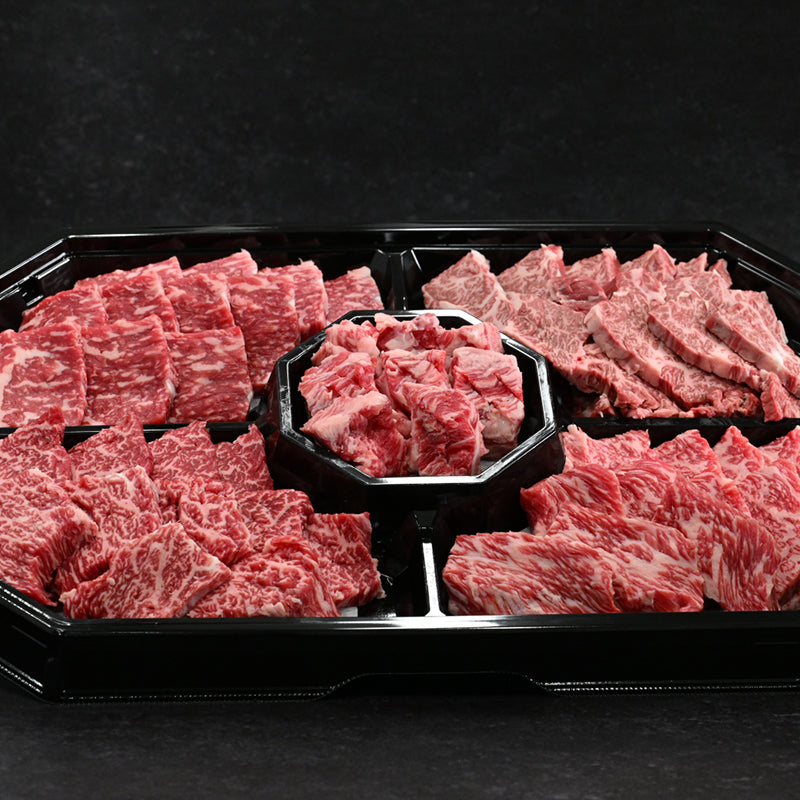 お中元・BBQ　星空の黒牛 厳選5種盛り合わせセット　1kg